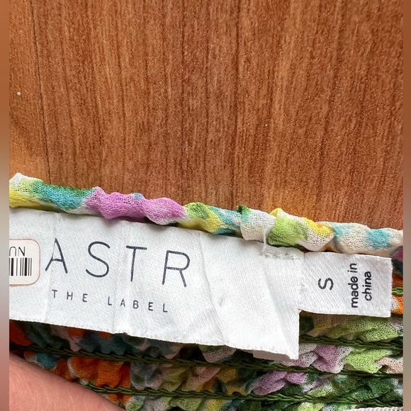 ASTR The Label Women's Midsummer Midi Dress Size S In Green Orange Floral - Picture 10 of 15